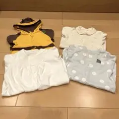 ベビー ロンパース 50-70cm 2wayオール　4枚セット