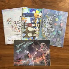 ディズニー　クリアファイル　4点セット