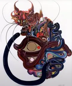 木原千春 30 ED CHIHARU KIHARA BROWN CAT 版画