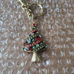 クリスマスツリー型キーホルダー