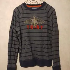 140相当/良品/TOMMY HILFIGER/US古着/薄手トレーナー