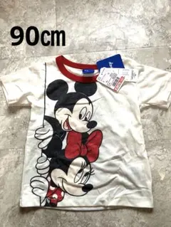 【新品】Disney ミッキー＆ミニー 半袖Tシャツ 90㎝