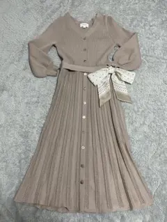 JILLbyJILLSTUART ワンピース　ピンクベージュ