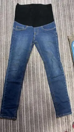 マタニティー　デニムパンツ 無印良品