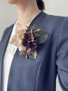 ハンドメイド　コサージュ