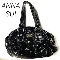 希少・美品】ANNA SUI ドクターズバッグ ダレスバッグ ブラック レザー