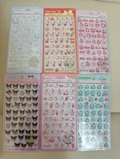 ゆ*か様 【国内正規品】サンリオボンボンドロップシールミニ6枚セット