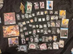 鬼滅の刃グッズまとめ売り　缶バッジ　ラバスト　色紙　66点