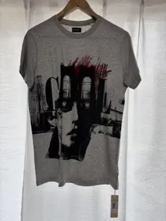 DIESEL ロゴTシャツ グレーのサムネイル