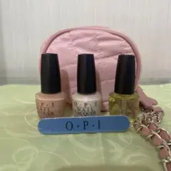 O.P.I ネイルラッカー　マニキュア　ベーストップコート　ポーチ
