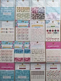 しずくネイルシール 15種類17枚セット