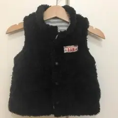SALE★彡最終価格❣️❤︎e.a.B モコモコリバーシブルベスト❤︎80㎝