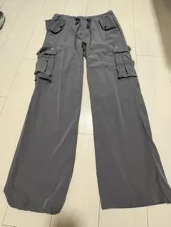 レディース ワイドシルエット アウトドア風カジュアルパンツ