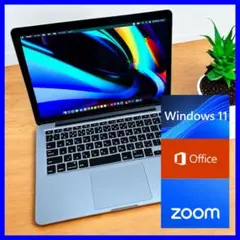 良品　MacBook Pro + Windows11 Office ZOOMなど