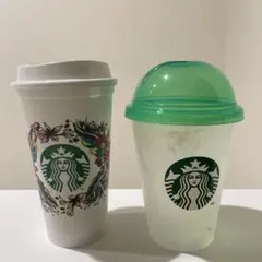 スターバックス　リユーザブルカップ2点