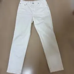 D.M.G. ホワイトデニムパンツ 日本製のサムネイル