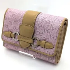 は*ん様 新品未使用 ピンキー＆ダイアン 三つ折り財布 ピンク モノグラム 金具のサムネイル