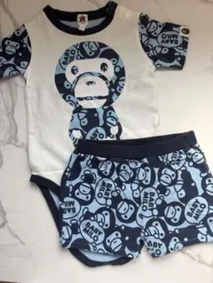 BAPE♡KIDS Baby Milo ロンパース セット 80のサムネイル