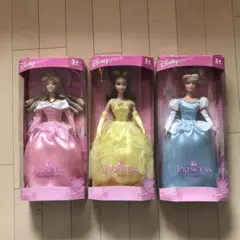 ディズニー　プリンセス　人形　フィギュアセット 3体