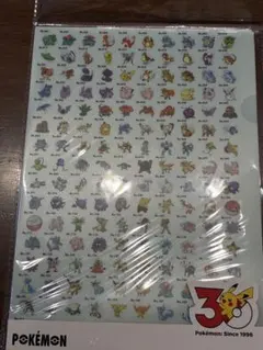 3coins スリコ スリーコインズ ポケモン クリアファイル3枚セット