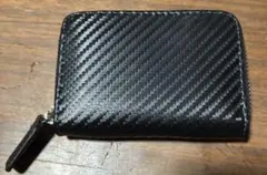 monte SPIGA モンテスピガ コインケース カーボン調 ブラック×ブルー