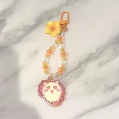 ちいかわ シーサーのおみやげやさん シーサー　 ビーズ付きアクリルストラップ