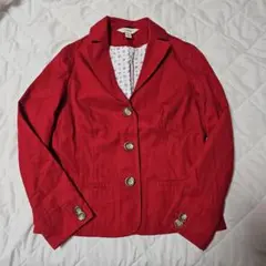 L.L.Bean 赤 テーラードジャケット M 9 レッド ボタン LL ゴルフ