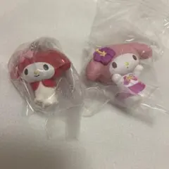 サンリオ　ガチャガチャ　マイメロディ バカンスフィギュア　カラーコレクション