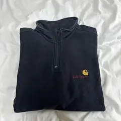 Carhartt 黒 ハーフジップ スウェット Mサイズ