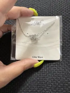 Glitz Wave ダブルサークルネックレス♡新品