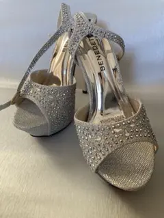 【st様専用】キャバヒール　シルバー　23.5センチ