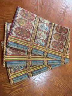 【020】多色模様 袋帯