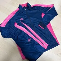 アディダス adidas ジャージ 上下 ネイビー ピンク メンズのサムネイル