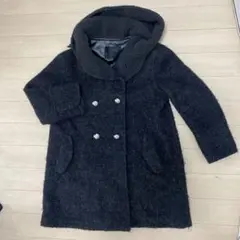 JEANVASTS ダークグレー フリースコート