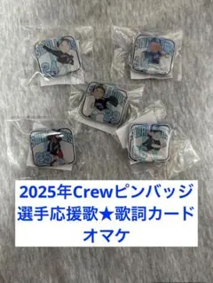 ２０２５年CREWピンバッジ☆東京ヤクルトスワローズ