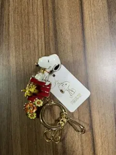 【新品】スヌーピー バッグキークリップ スヌーピー&ウッドストック