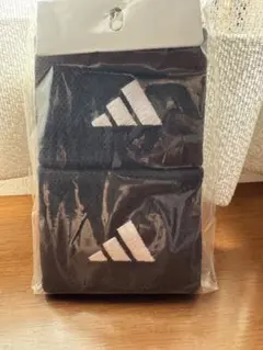 【新品】adidas リストバンド 黒 2個セット 新品 アディダス