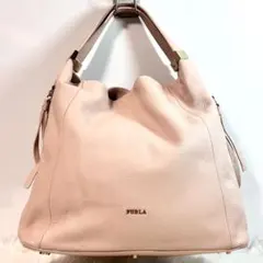 FURLA フルラ レザー ワンショルダーバッグ ハンドバッグ ライトピンク美品