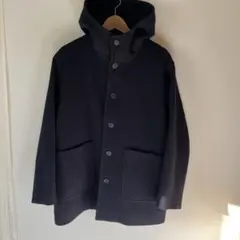 GLR ネイビー フード付きコート
