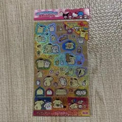 サンリオ ホログラム キラッと シール　No.04 ポムポムプリン