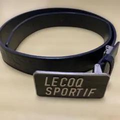 LECOQ SPORTIF ゴルフ　バックルベルト　ブラック