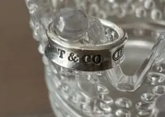 Tiffany & Co. シルバー バンドリング 1837刻印　９〜10号のサムネイル