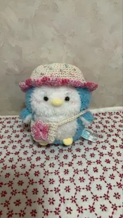 〇りん様オーダー品〇ぽてぽてたん用　フラワー帽子とスクエアショルダーバッグ