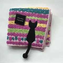 Atsuko Matano 猫 タオルハンカチ