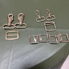 金属製ストラップパーツ 8個セット