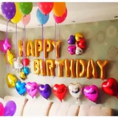 組み合わせ自由♡ 誕生日 バースデー バルーン 星 ハート  風船 数字