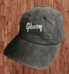 未着用　gibson ギブソン キャップ 帽子　グレー　ギター　アンプ