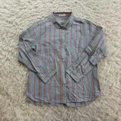[セール]soulberry(ソウルベリー)ストライプ柄長袖シャツ