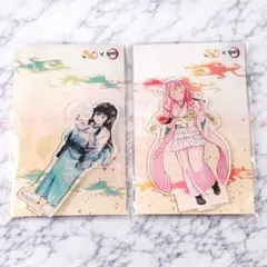 鬼滅の刃 宅麺 等身アクリルスタンド 時透無一郎 甘露寺蜜璃　刀鍛冶の里