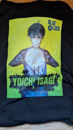 ブルーロック 潔世一 Tシャツ Lサイズ 黒 - メルカリ